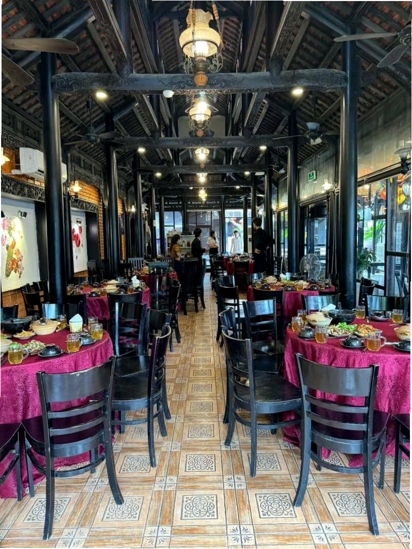 Nhà hàng bếp xưa đà nẵng có phòng riêng cho tiệc