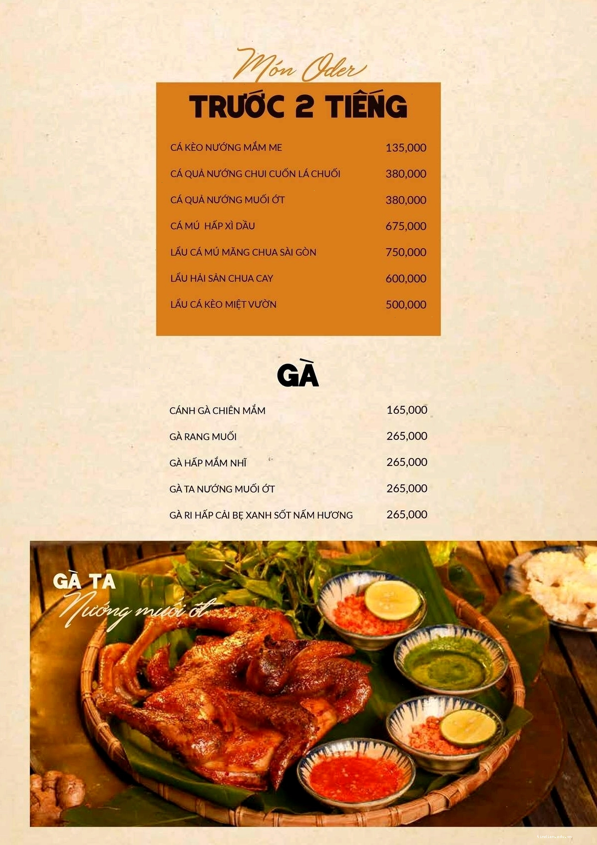Nhà hàng Cầu Gỗ với không gian thoáng đãng