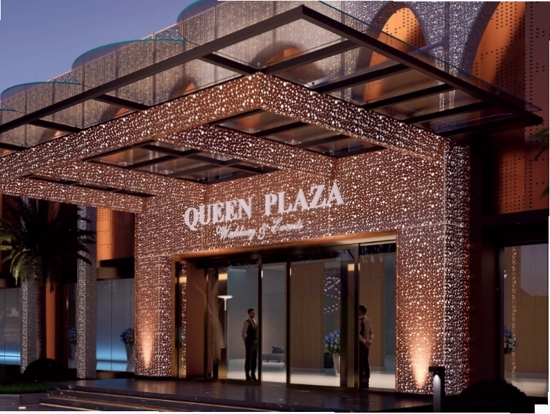 Nhà hàng cưới Queen Plaza Kỳ Hòa với sảnh tiệc sang trọng và dịch vụ chuyên nghiệp