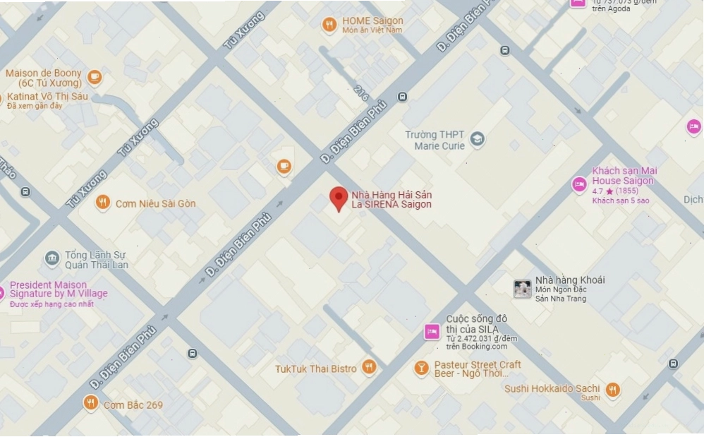 Nhà hàng La Sirena Saigon tại Quận 3