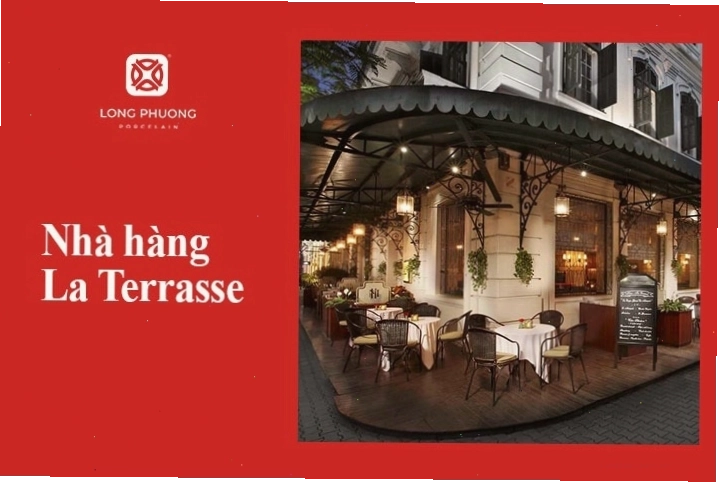 Nhà hàng La Terrasse với tầm nhìn đẹp và không gian lãng mạn