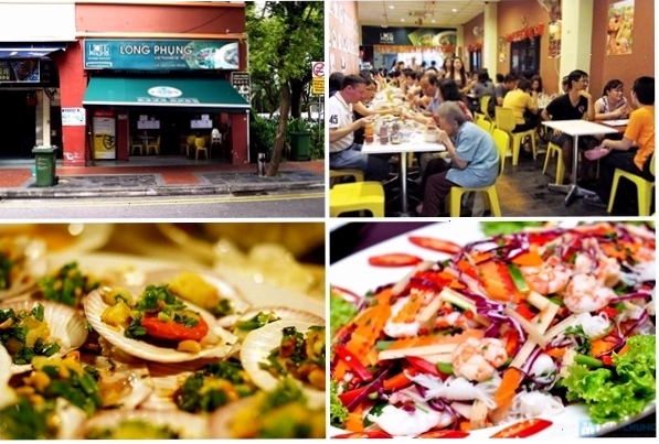 Nhà hàng Long Phụng Singapore với các món ăn Việt đặc trưng