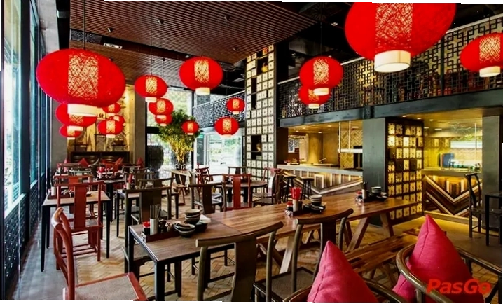 Nhà hàng San Fu Lou chi nhánh Lê Lai với không gian sang trọng