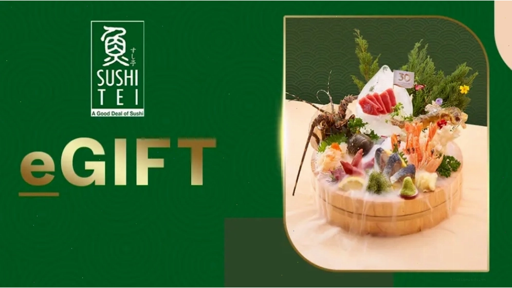 Nhà hàng Sushi Tei với không gian sang trọng và món ăn hấp dẫn
