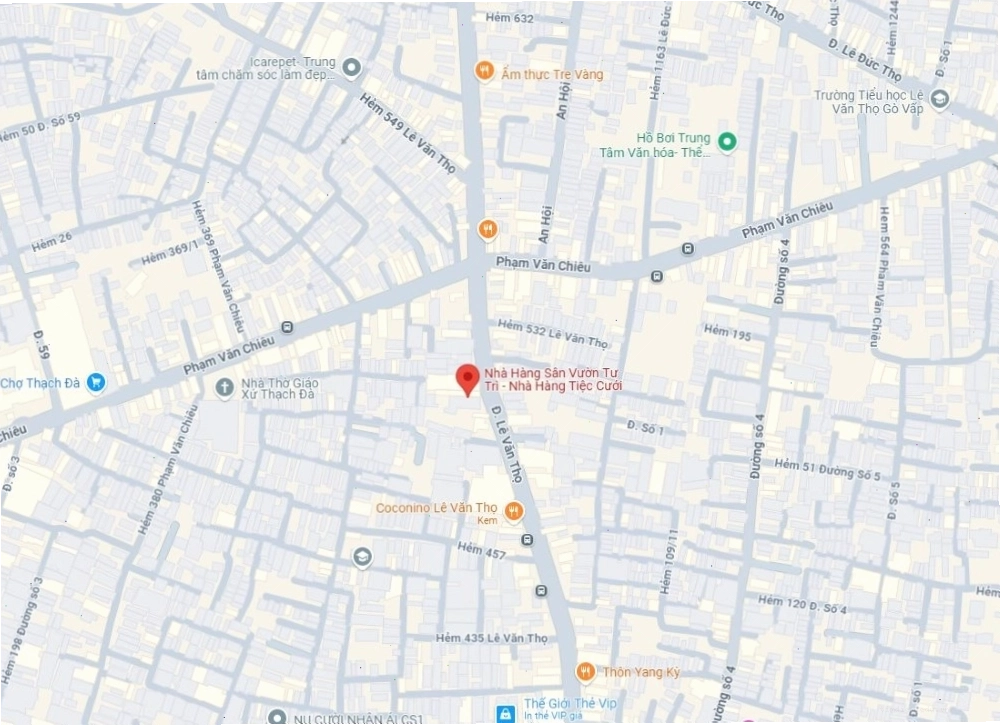 Nhà hàng Tư Trì Gò Vấp vị trí thuận tiện