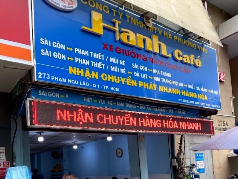 Nhà xe Hạnh Cafe với nhiều tuyến đường đa dạng