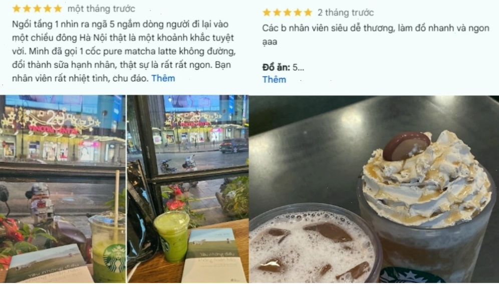 Nhân viên chuyên nghiệp và không gian đẹp tại quán cafe Bà Triệu