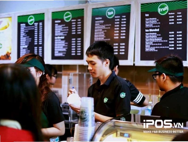 Nhân viên ghi nhận order của khách hàng