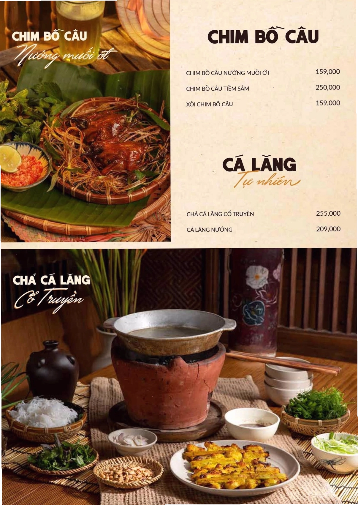 Nhân viên phục vụ tại Nhà hàng Cầu Gỗ