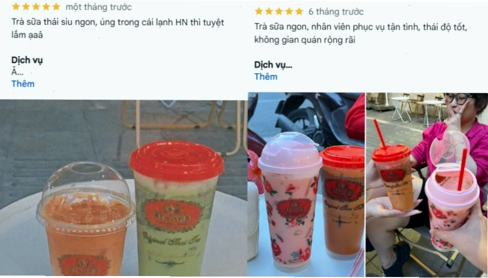 Nhân viên tận tình và phục vụ nhanh chóng tại quán cafe Bà Triệu