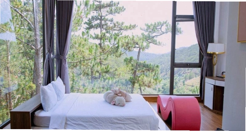 Nội thất phòng Happy Room tại Kymi Villa Đà Lạt