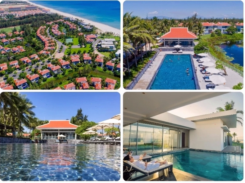 Ocean Villa Hạ Long có khu vườn rộng và bể bơi riêng