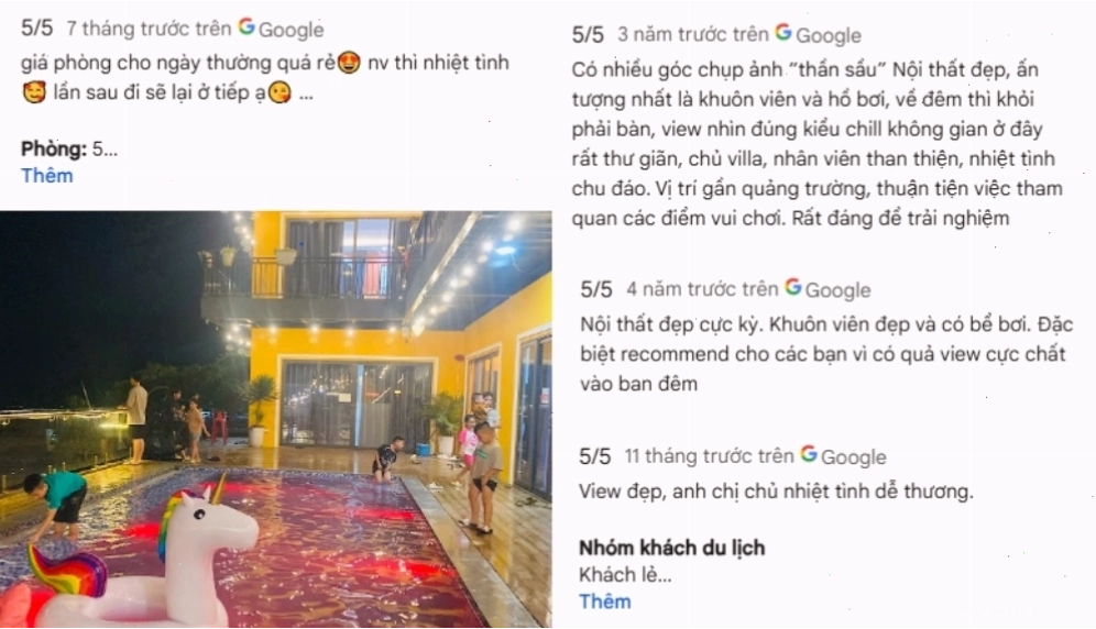 Phản hồi tích cực từ du khách về Sunset Villa Tam Đảo