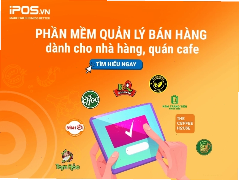 Phần mềm quản lý bán hàng dành cho nhà hàng, quán cafe