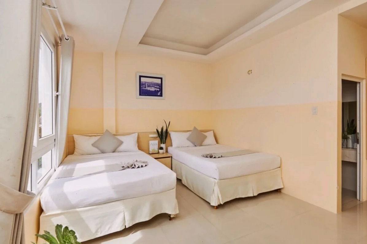 Phòng 2 Giường tại Khách sạn Ngọc Nguyên Anh Đà Lạt