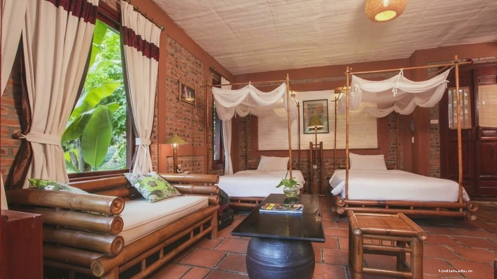 Phòng Deluxe 1 Giường Lớn tại Vạn Chài Resort - Sang trọng và tiện nghi