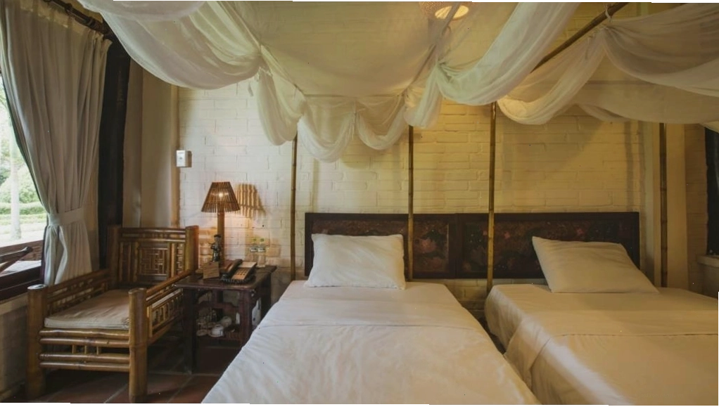 Phòng Deluxe đa dạng lựa chọn giường tại Vạn Chài Resort