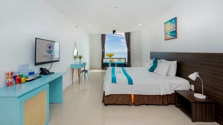 Phòng Deluxe Double hướng biển tại Annata Beach Hotel Vũng Tàu