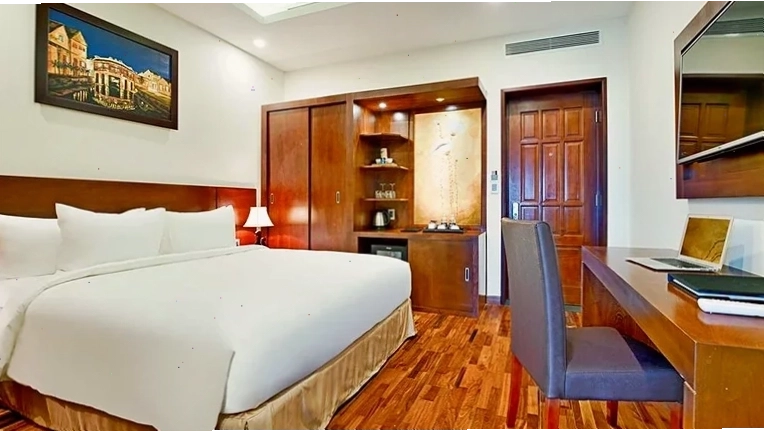 Phòng Deluxe Double tại khách sạn Núi Thần Tài