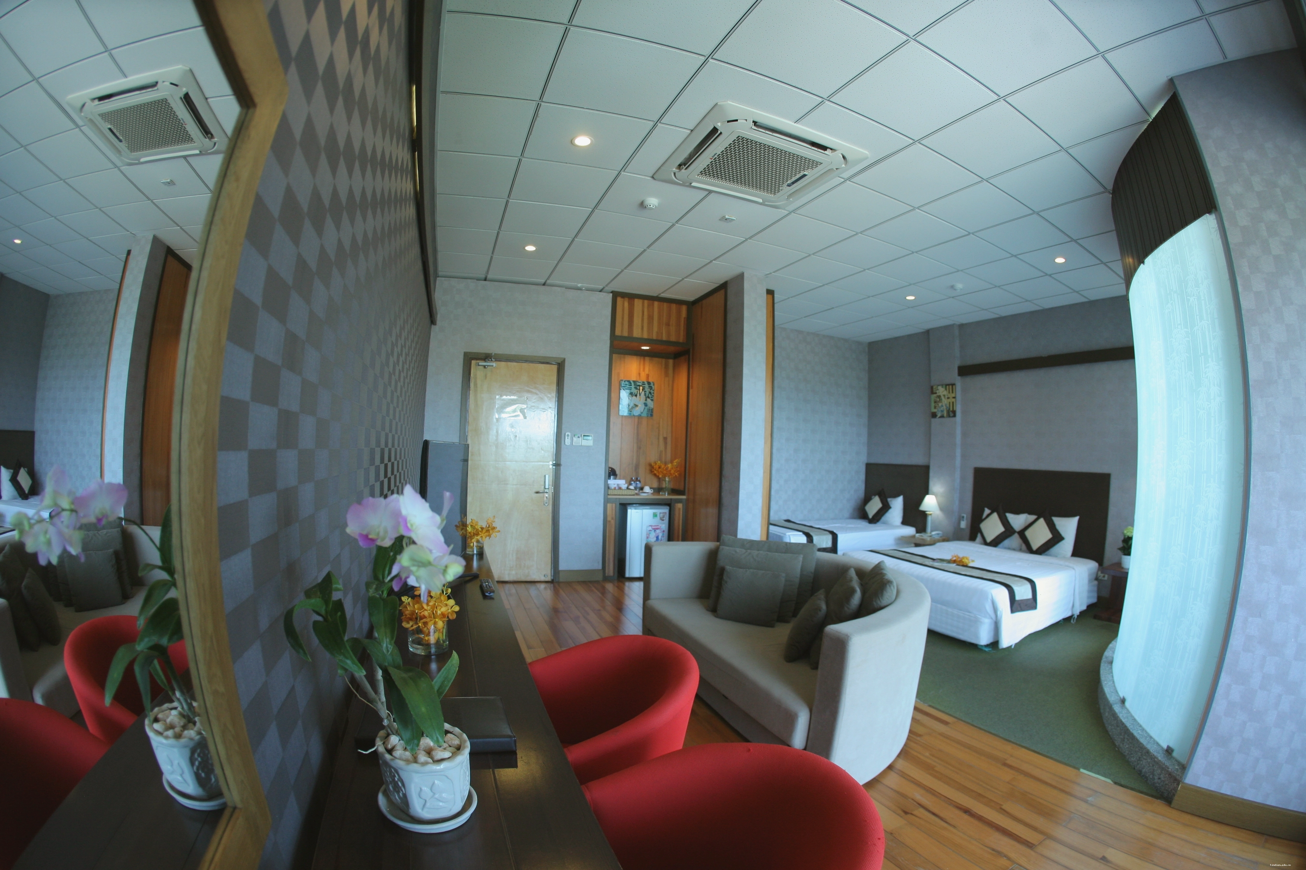 Phòng Deluxe Family với sức chứa lớn