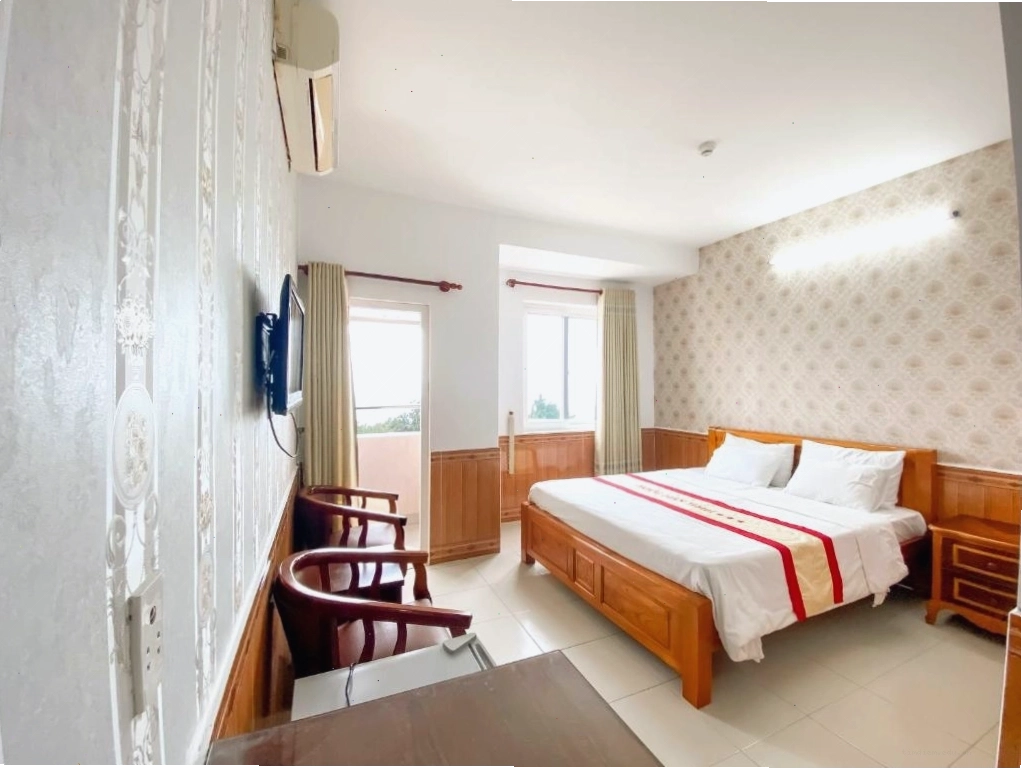 Phòng Deluxe giường đôi hướng nhìn ra biển