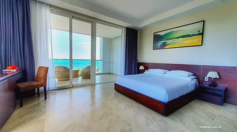 Phòng Deluxe Ocean View tại Orson Hotel & Resort Côn Đảo với tầm nhìn hướng biển lãng mạn