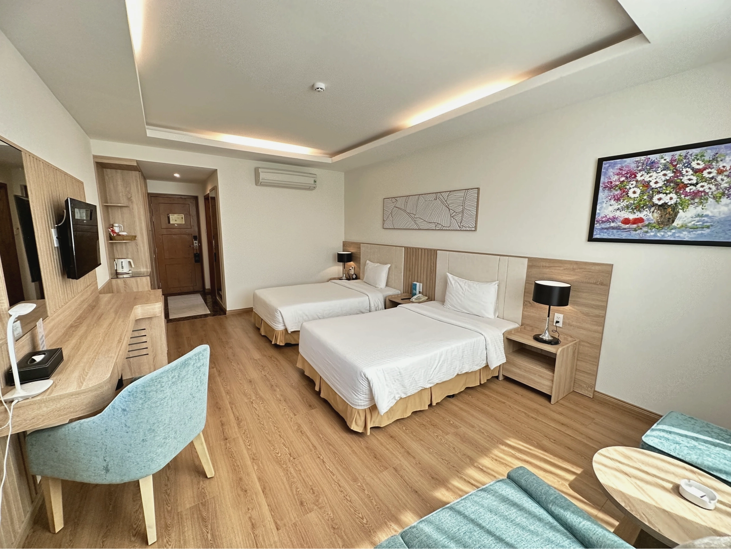 Phòng Deluxe Twin tại Khách sạn Bộ xây dựng