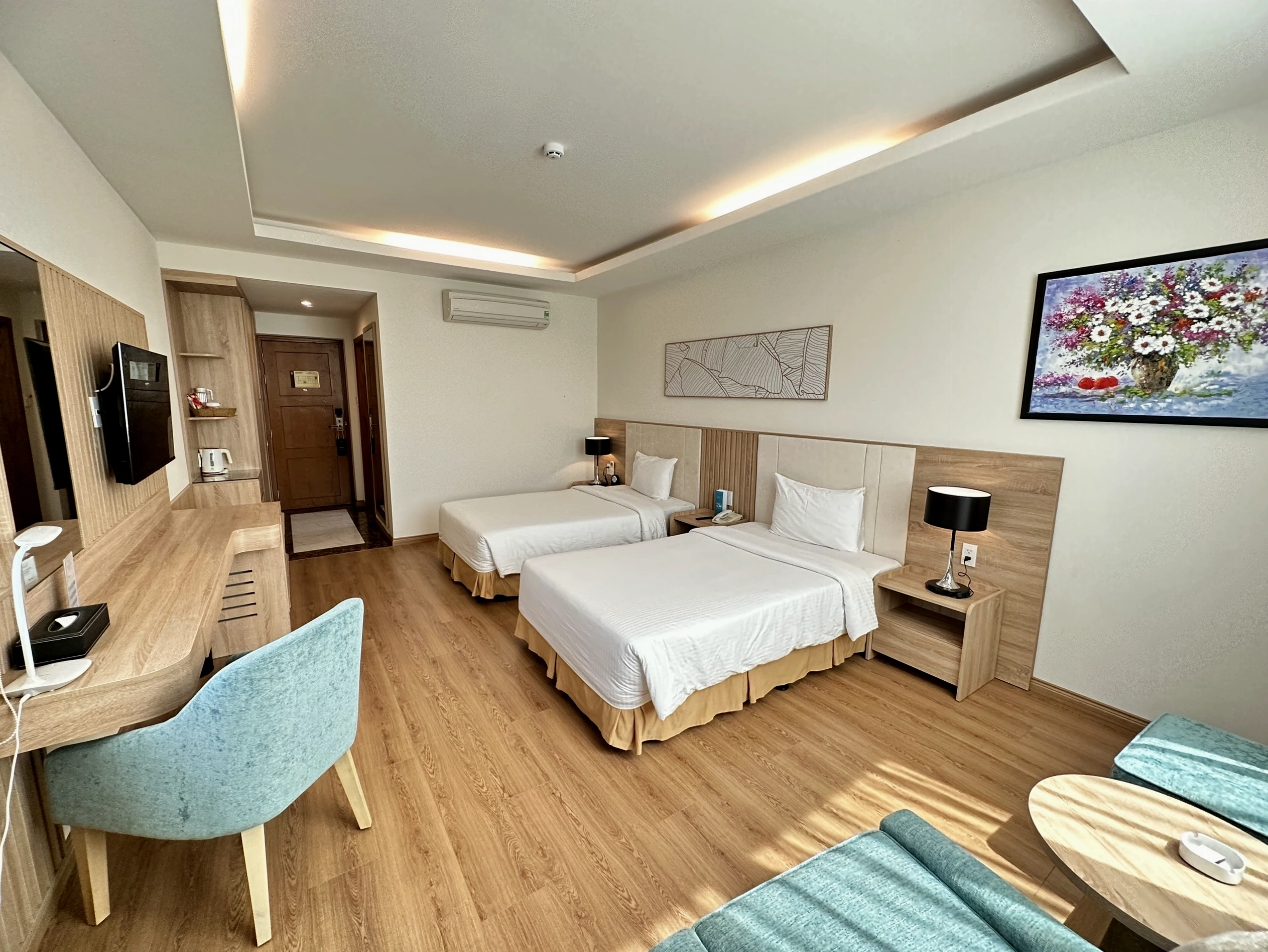 Phòng Deluxe Twin tại Khách sạn Fita Cao Su