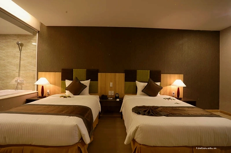 Phòng Deluxe Twin tại Khách sạn Mường Thanh Holiday Mũi Né với 2 giường đơn
