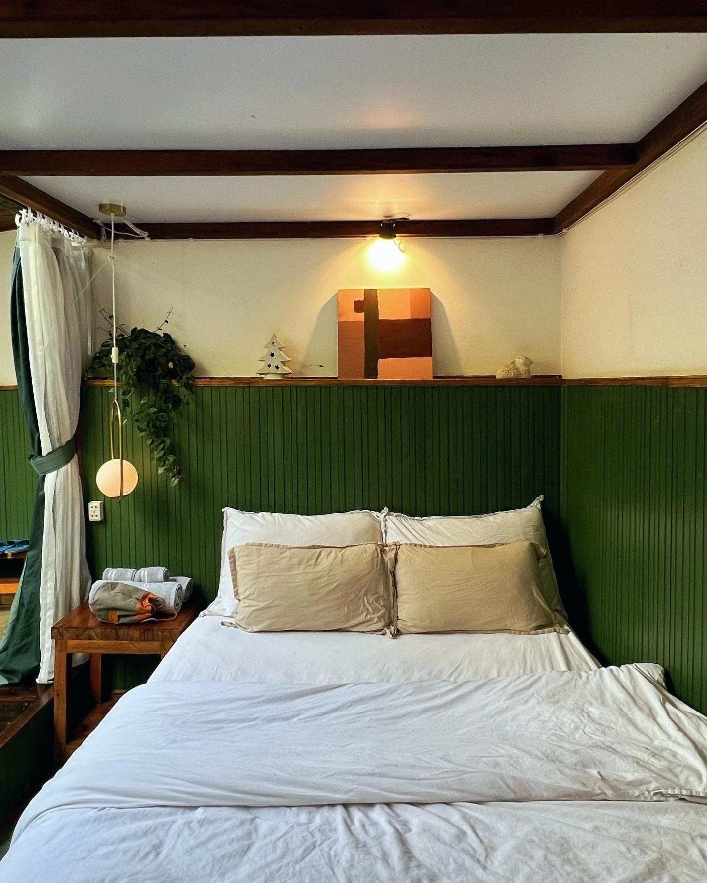 Phòng Đợi ấm cúng tại Đợi Một Người Homestay