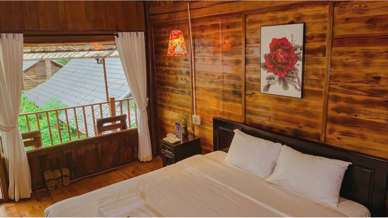 Phòng đôi tại Alba-ra Homestay Măng Đen