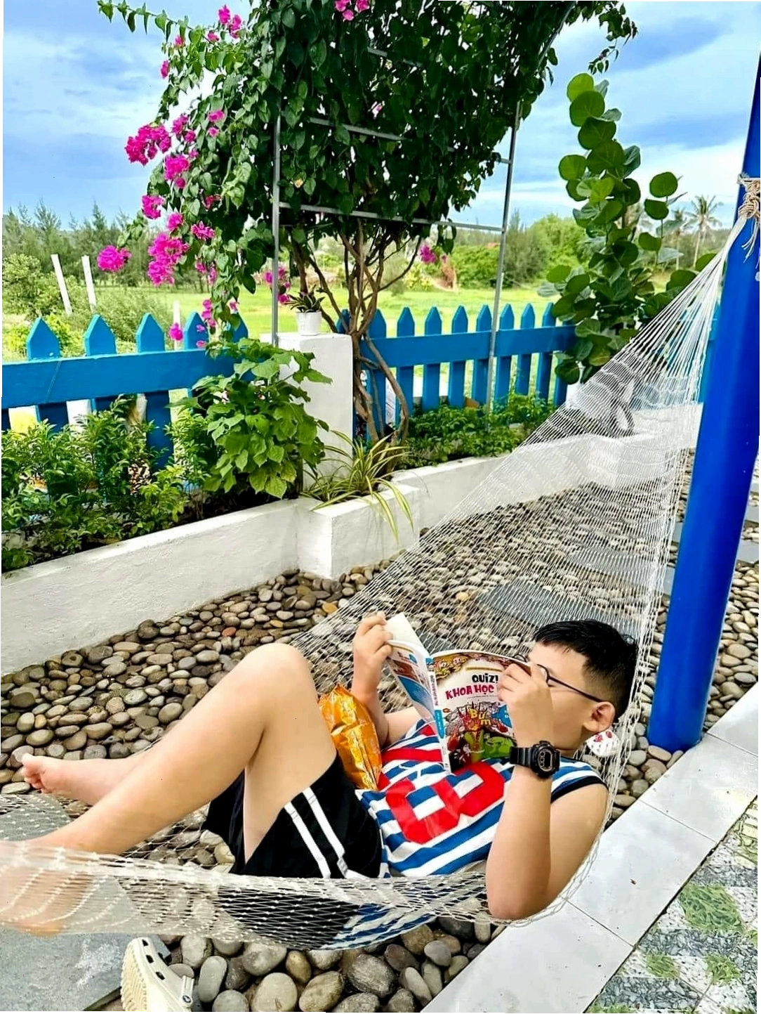 Phòng đôi tại Phước Đồng Homestay với tiện nghi cơ bản