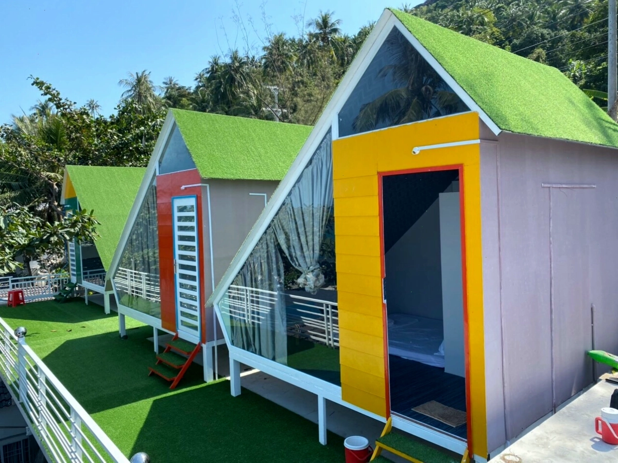 Phòng đơn tại Homestay Bãi Đá Chày với thiết kế lãng mạn