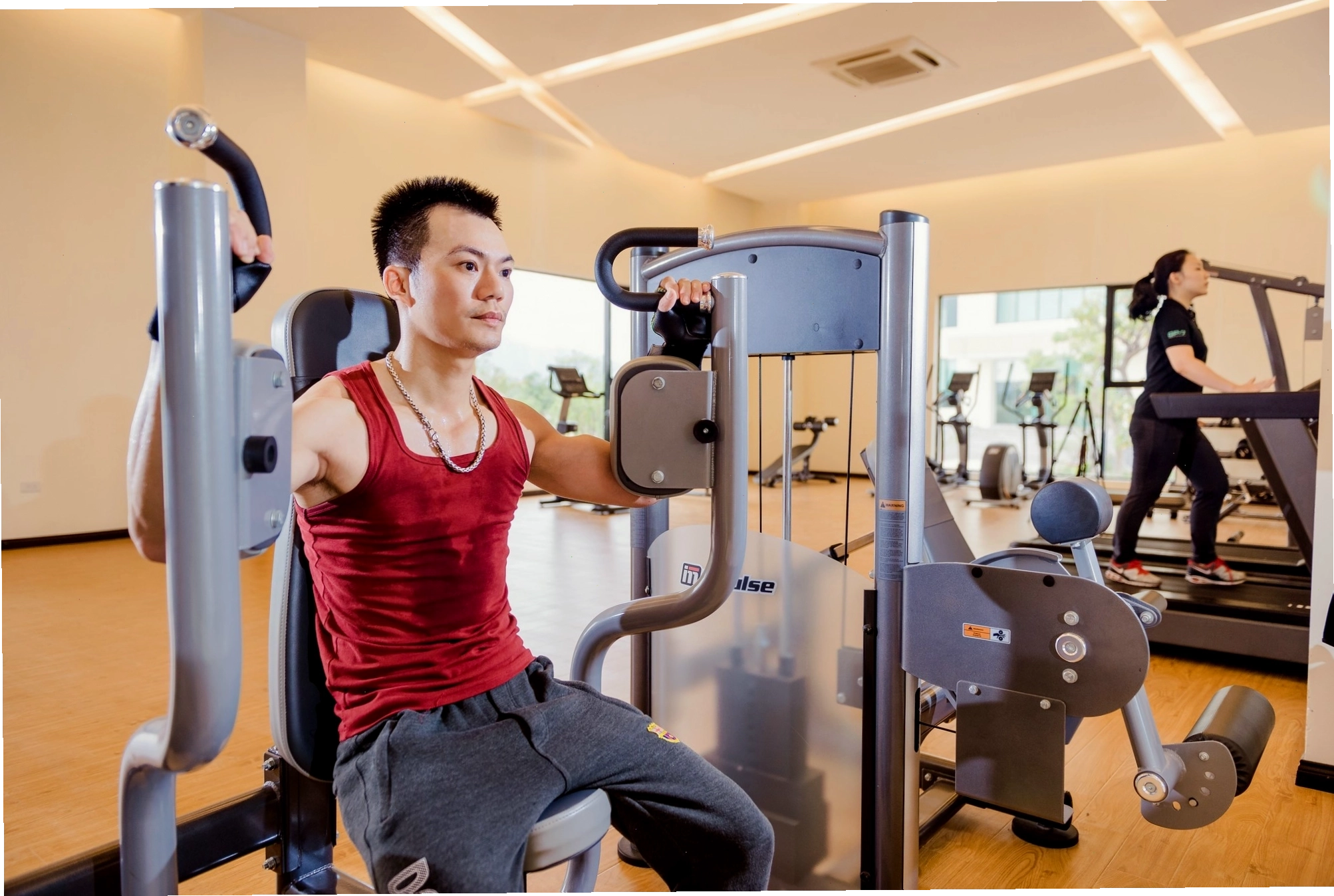 Phòng Gym hiện đại tại Fitness Center
