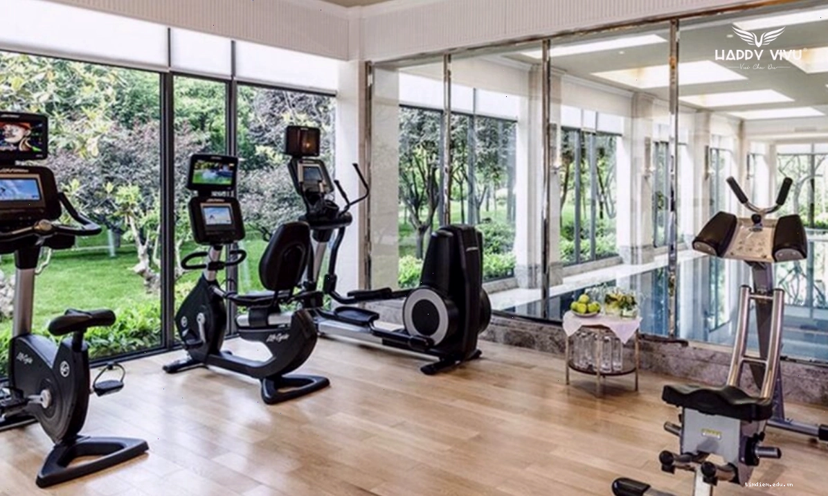 Phòng Gym hiện đại tại Khách sạn Apricot