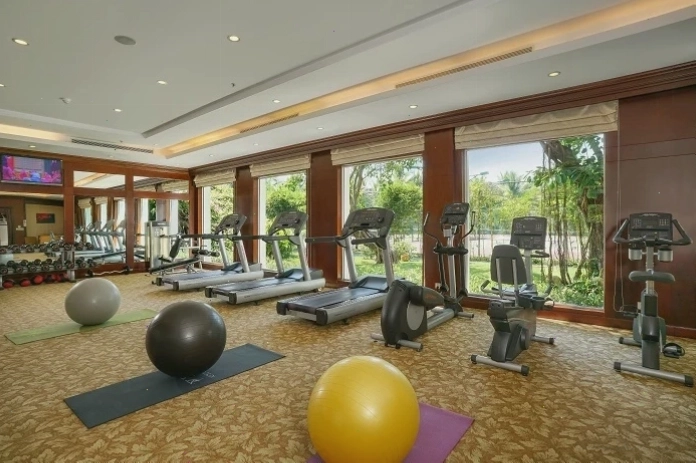 Phòng gym hiện đại tại Vinpearl Resort & Spa Đà Nẵng