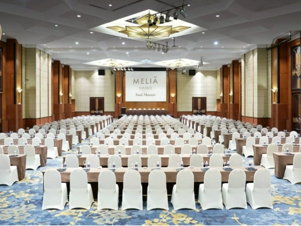 Phòng Hội Nghị Của Khách Sạn Melia Hà Nội được trang bị hiện đại