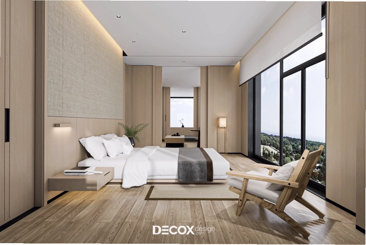 Phòng khách sạn 5 sao tích hợp khu vực tiếp khách