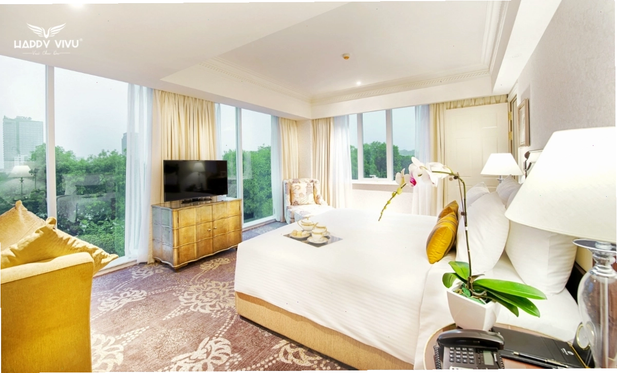 Phòng Masterpiece có vườn sang trọng tại Khách sạn Apricot