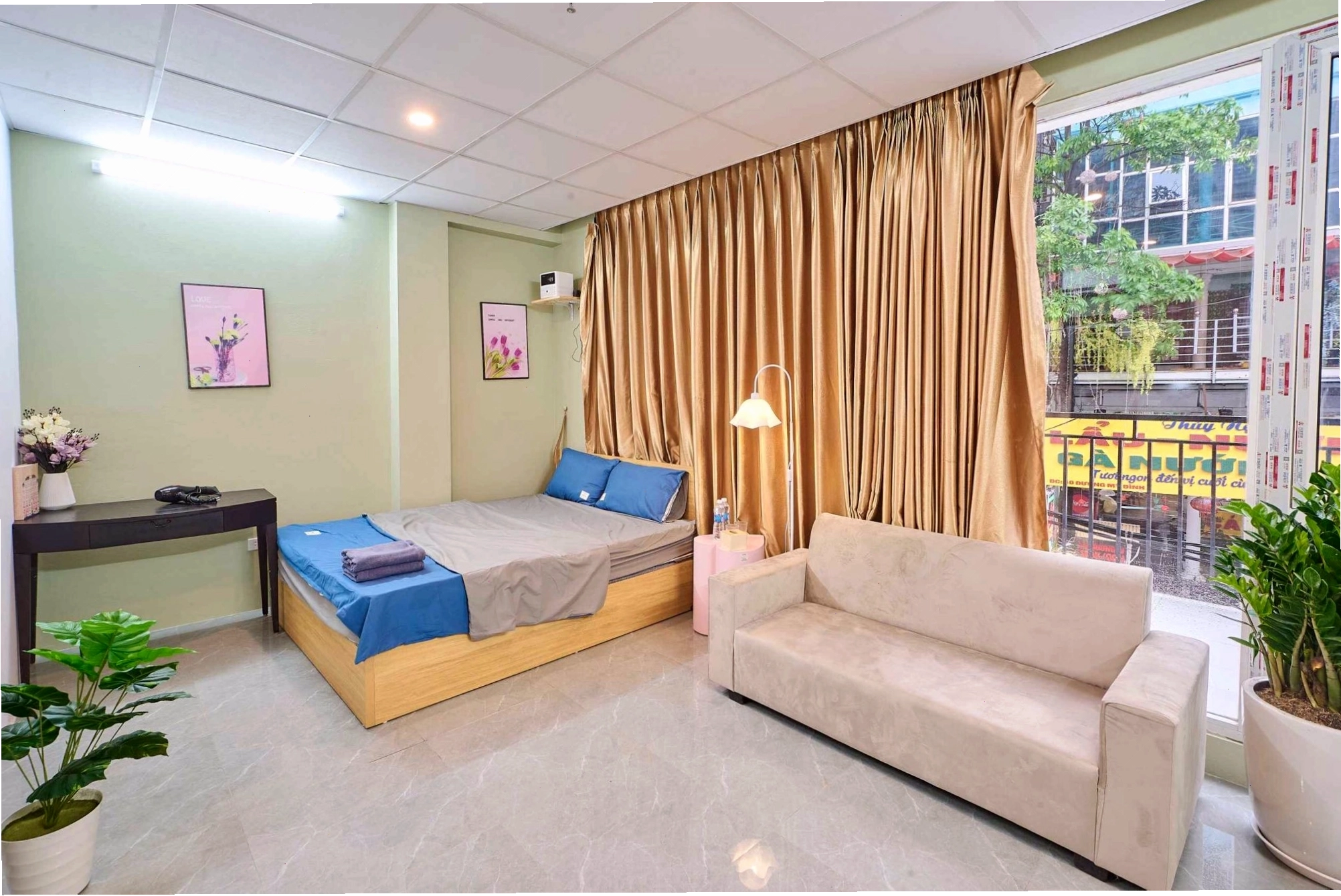 Phòng nghỉ ấm cúng tại Hóng Homestay