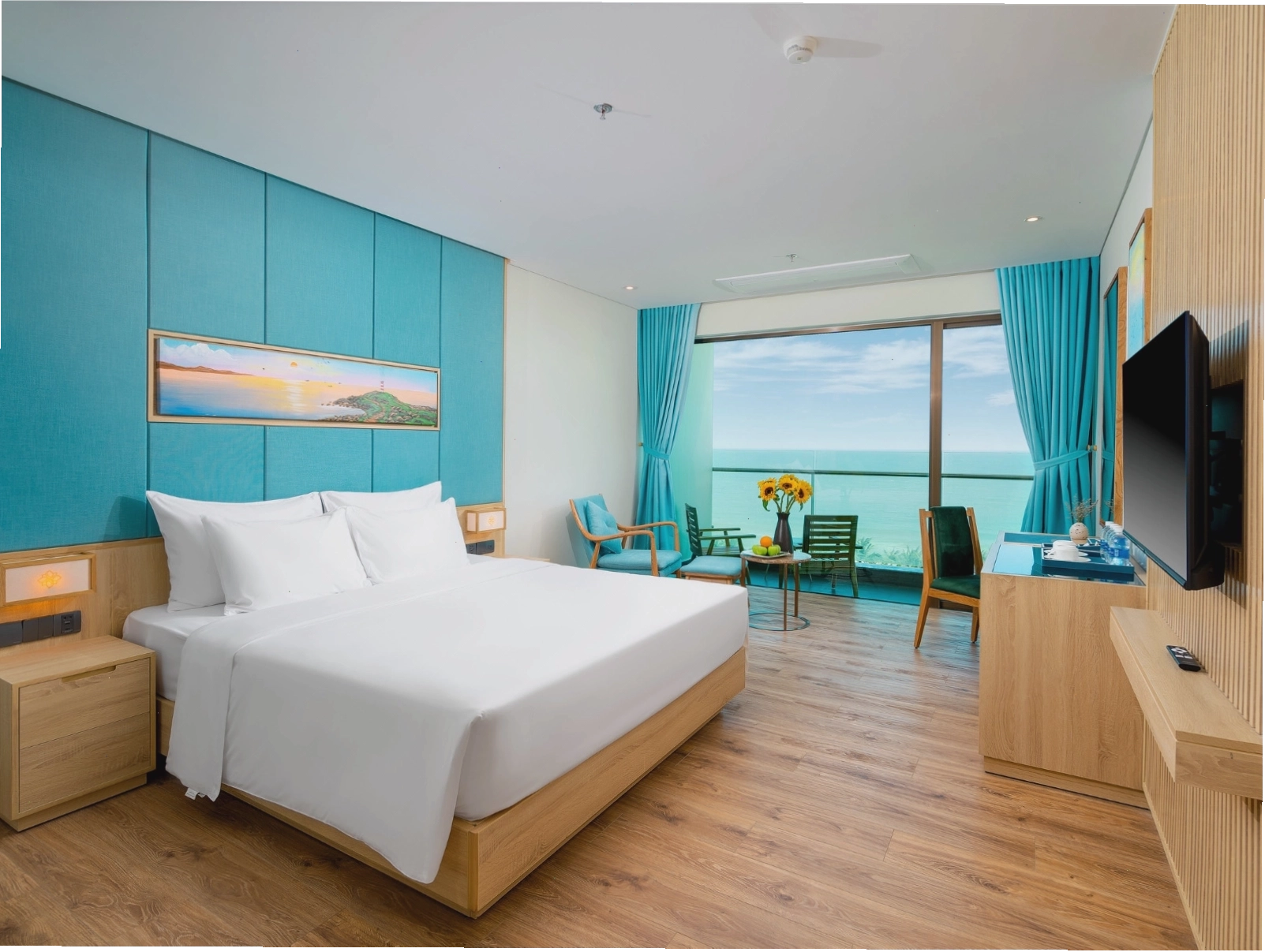 Phòng nghỉ hạng sang với tầm nhìn ra biển Thái Bình Dương