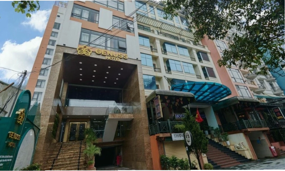 Phòng nghỉ hiện đại tại Genuss Hotel