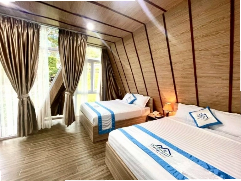 Phòng nghỉ homestay dù nhỏ gọn nhưng được trang bị đầy đủ tiện nghi