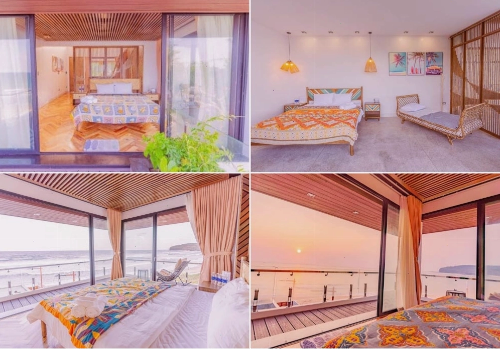 Phòng nghỉ hướng biển đẹp ngây ngất tại Đá Đĩa Beach House
