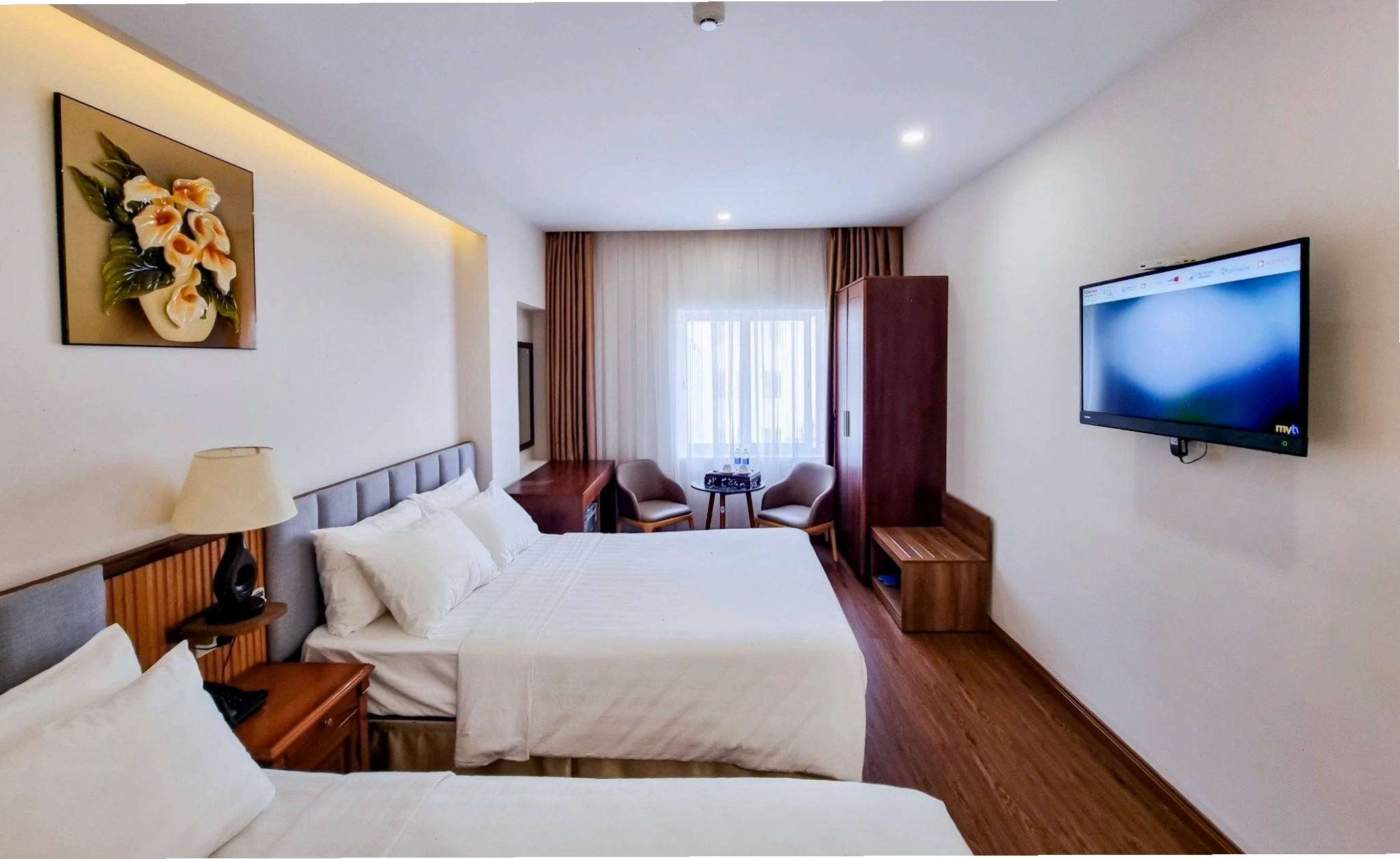 Phòng nghỉ rộng rãi tại Xavia Hotel Quy Nhơn