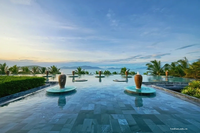 Phòng nghỉ tại Amiana Resort Nha Trang với view biển