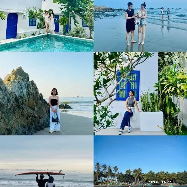 Phòng nghỉ tại Moonbeam Homestay & Mini-resort Mũi Né