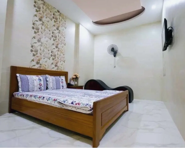 Phòng nghỉ tại Sen Motel Biên Hòa với nội thất đơn giản và tiện nghi