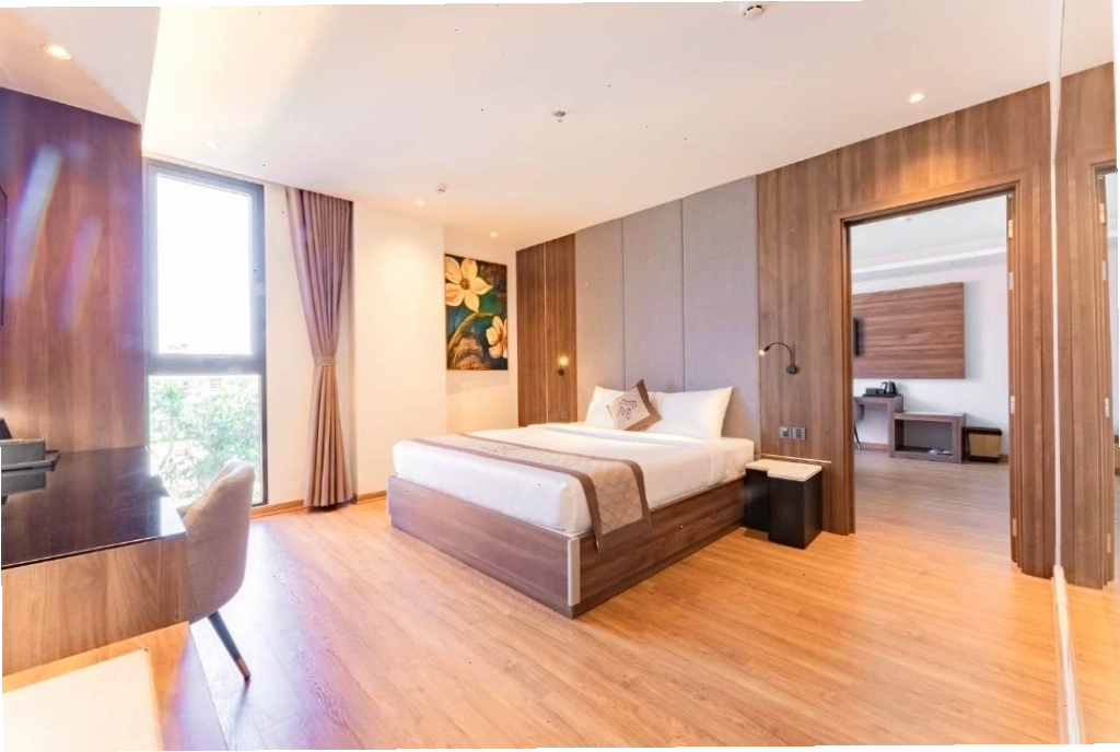 Phòng nghỉ thoải mái, chất lượng cao tại Meria Hotel Quy Nhơn