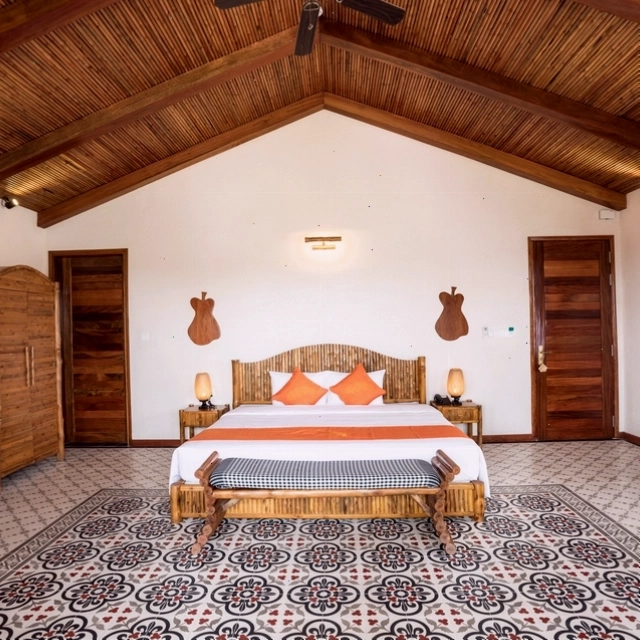 Phòng nghỉ tiện nghi tại resort